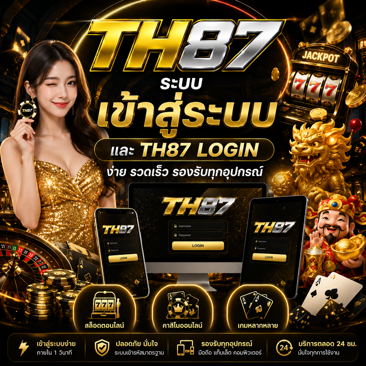 ระบบ th87 เข้าสู่ระบบ และ th87 login ง่าย รวดเร็ว รองรับทุกอุปกรณ์